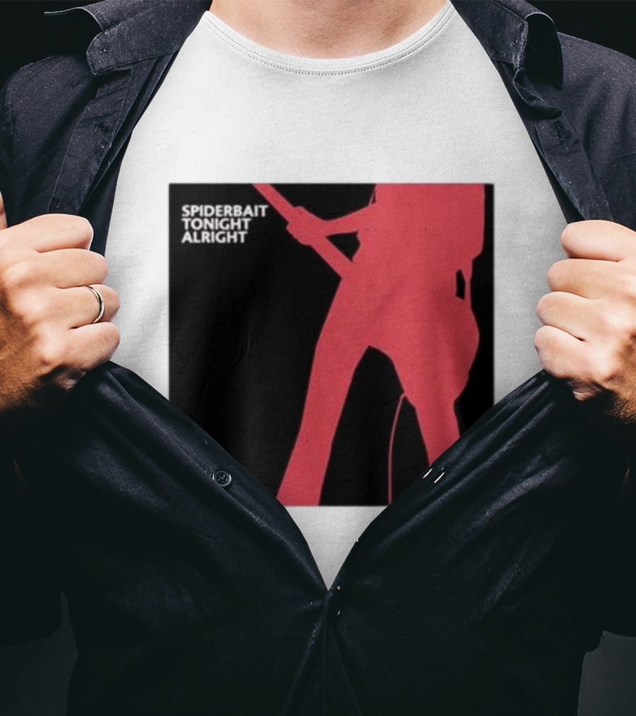 Spiderbait Tonight Alright Red Guitar T-Shirt