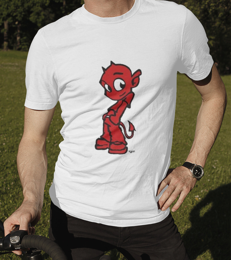 Toro Y Moi Tym Devil Red Cartoon Character T-Shirt