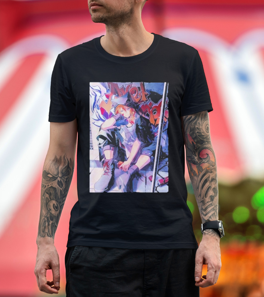 Axel Syrios Birthday Celebration 2024 Anime Graffiti Style Urban T-Shirt