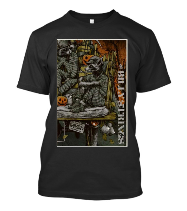 Billy Strings November 1 2024 CFG Bank Arena Baltimore Raccoons Pumpkins T-Shirt