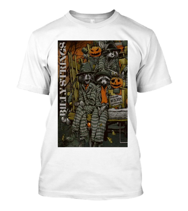 Billy Strings Halloween Racoon Gang CFG Bank Arena Baltimore MD Oct 31 2024 Tour T-Shirt