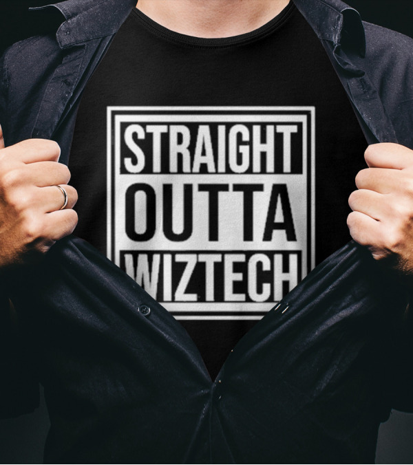 Wizards Beyond Waverly Place Straight Outta Wiztech Elevated Magic Academy Reference T-Shirt