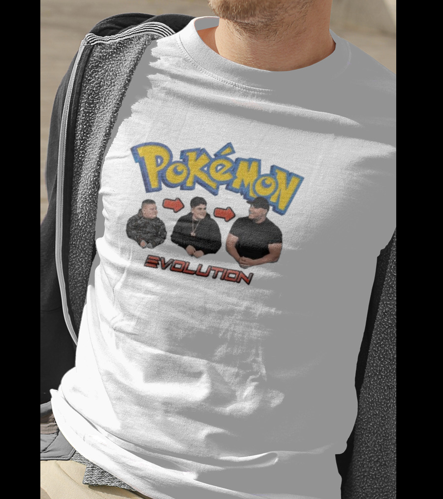 Pokémon Evolution Transformation Journey T-Shirt