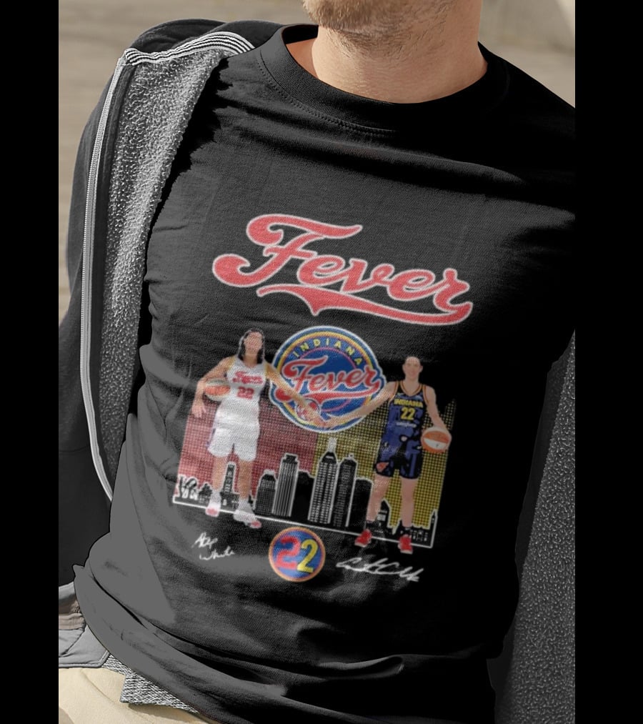 Indiana Fever Legends 22 Stephanie White Caitlin Clark T-Shirt