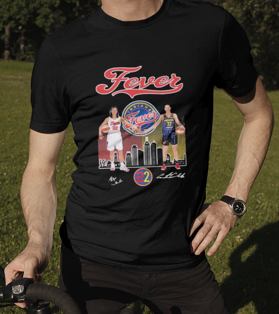 Indiana Fever Legends 22 Stephanie White Caitlin Clark T-Shirt