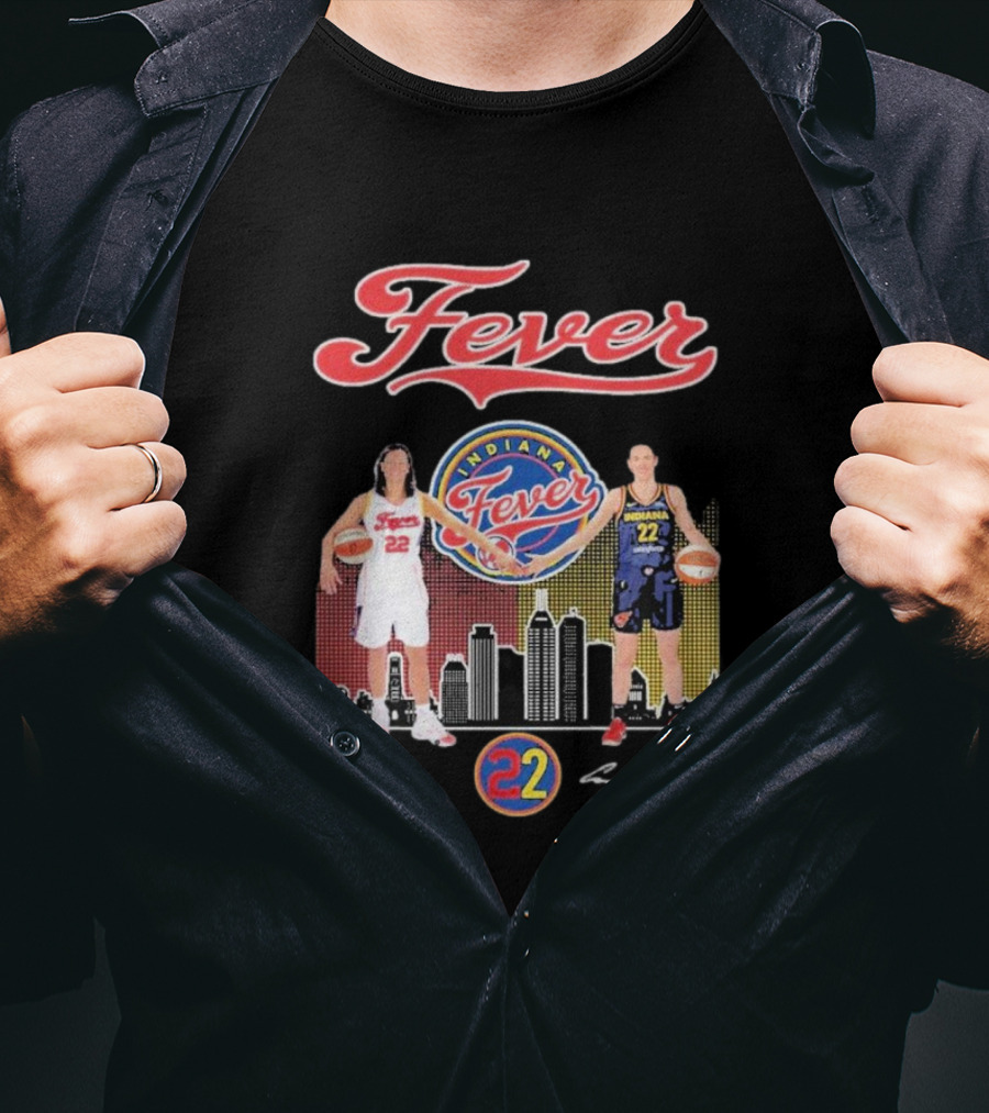 Indiana Fever Legends 22 Stephanie White Caitlin Clark T-Shirt
