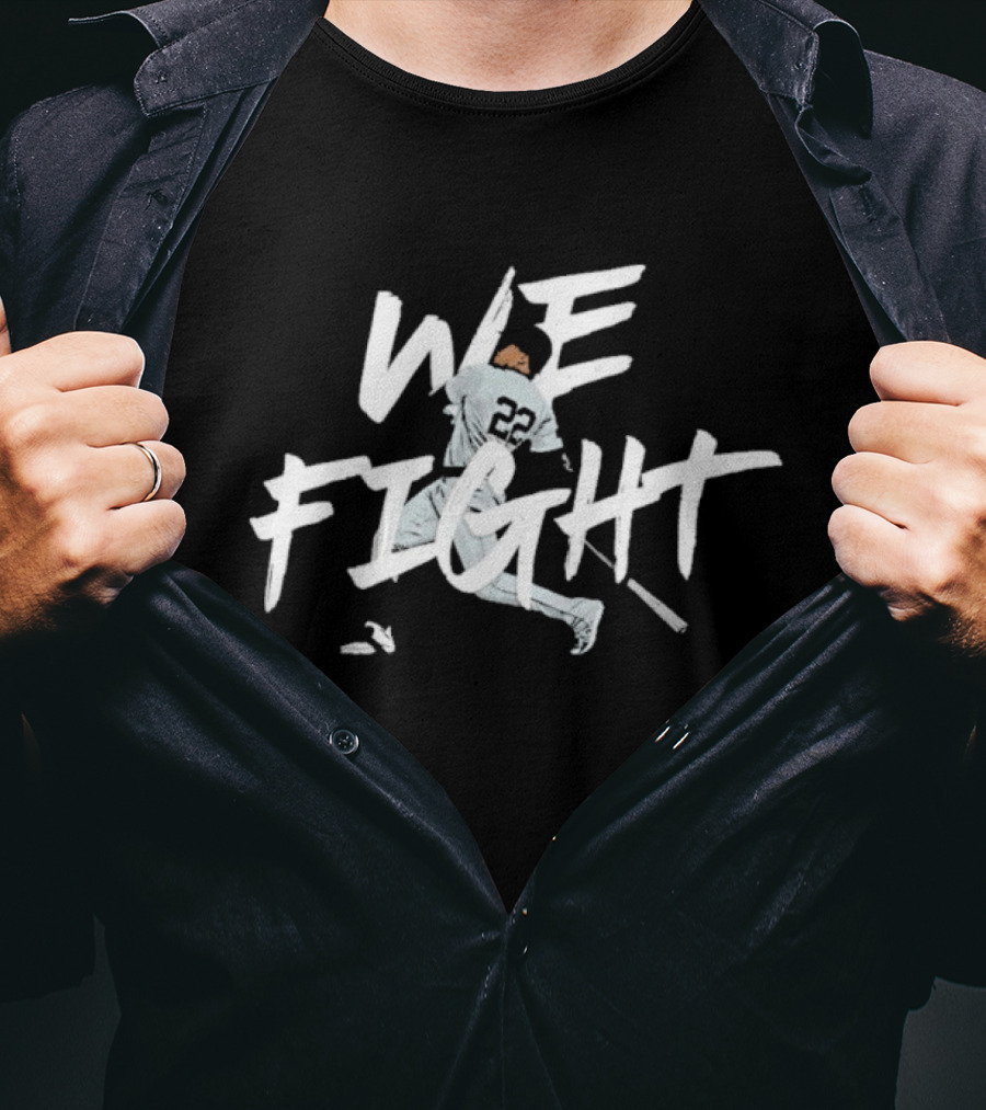 We Fight 22 Baseball Swing T-Shirt