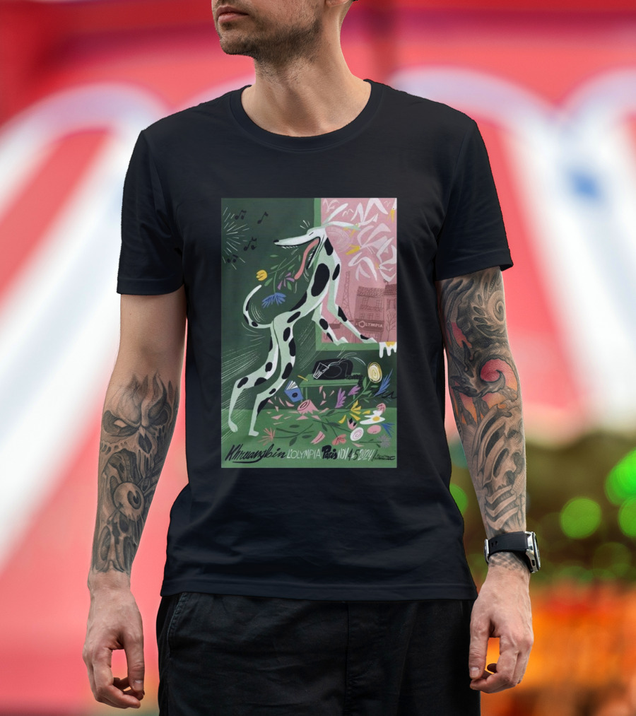 Khruangbin L’Olympia Paris Oct 4-5 2024 Show T-Shirt