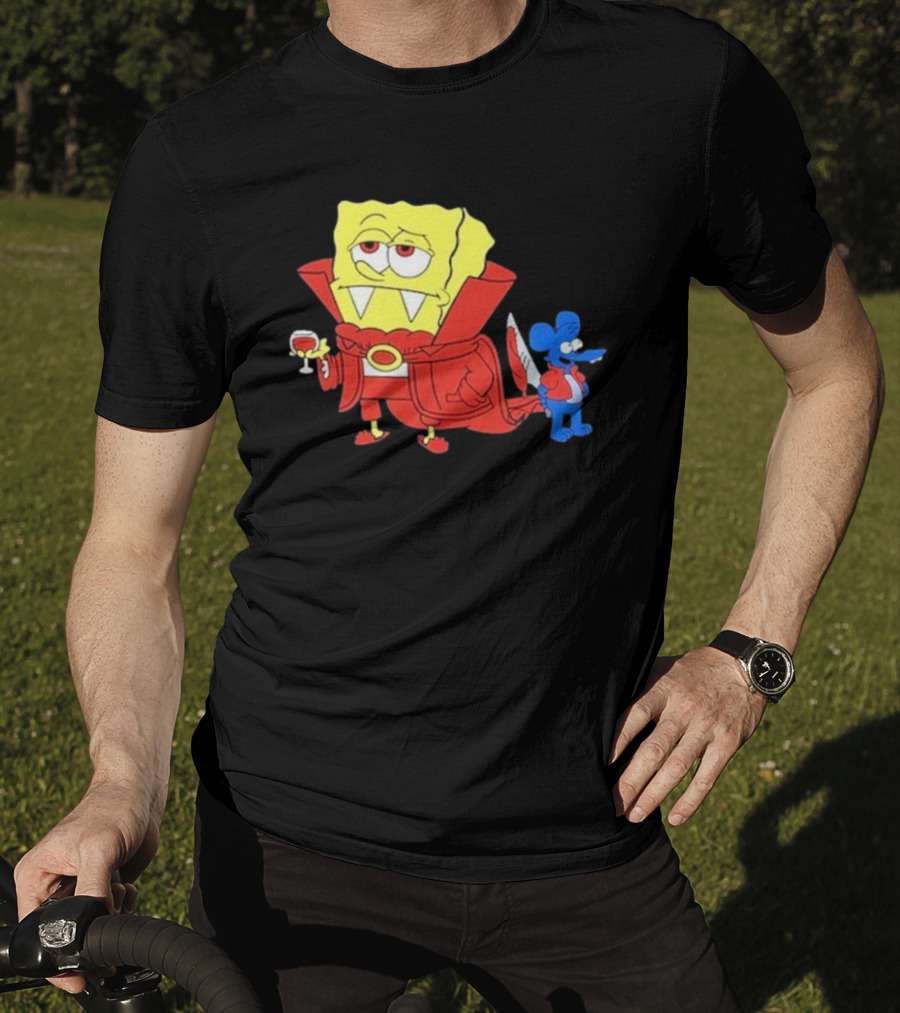 Double’S Bobsferatu SpongeBob Vampire Simpsons Möbius T-Shirt
