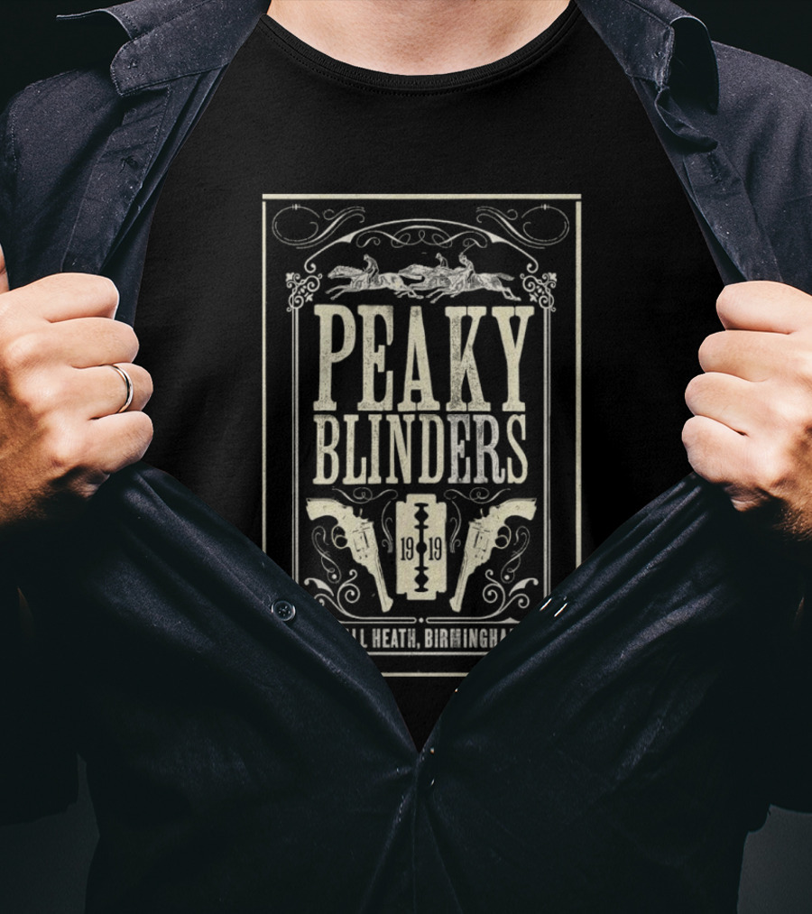Peaky Blinders 1919 Small Heath Birmingham T-Shirt