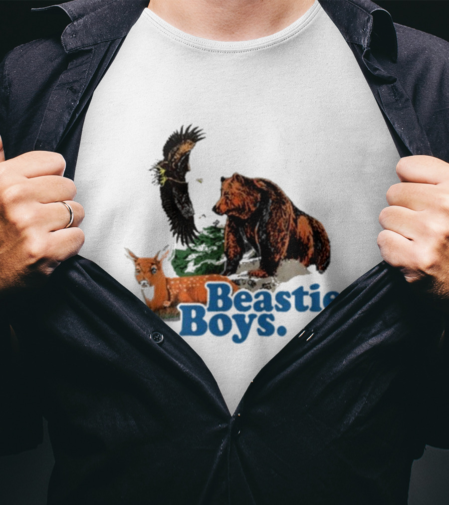 Beastie Boys Animal Bear Eagle Deer T-Shirt