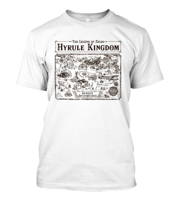 The Legend Of Zelda Hyrule Kingdom Map T-Shirt