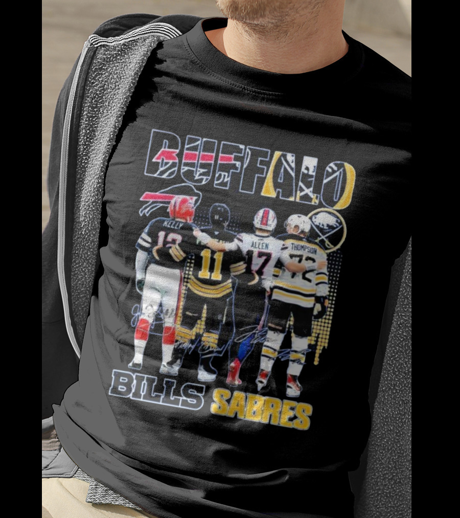 Buffalo Bills Sabres Kelly Allen Thompson T-Shirt