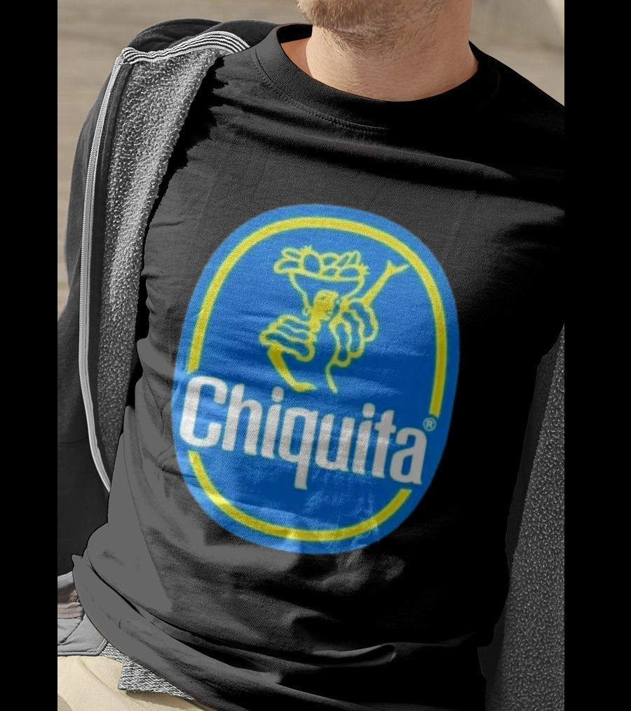 Chiquita Bananas Logo Iconic Blue And Yellow Emblem T-Shirt
