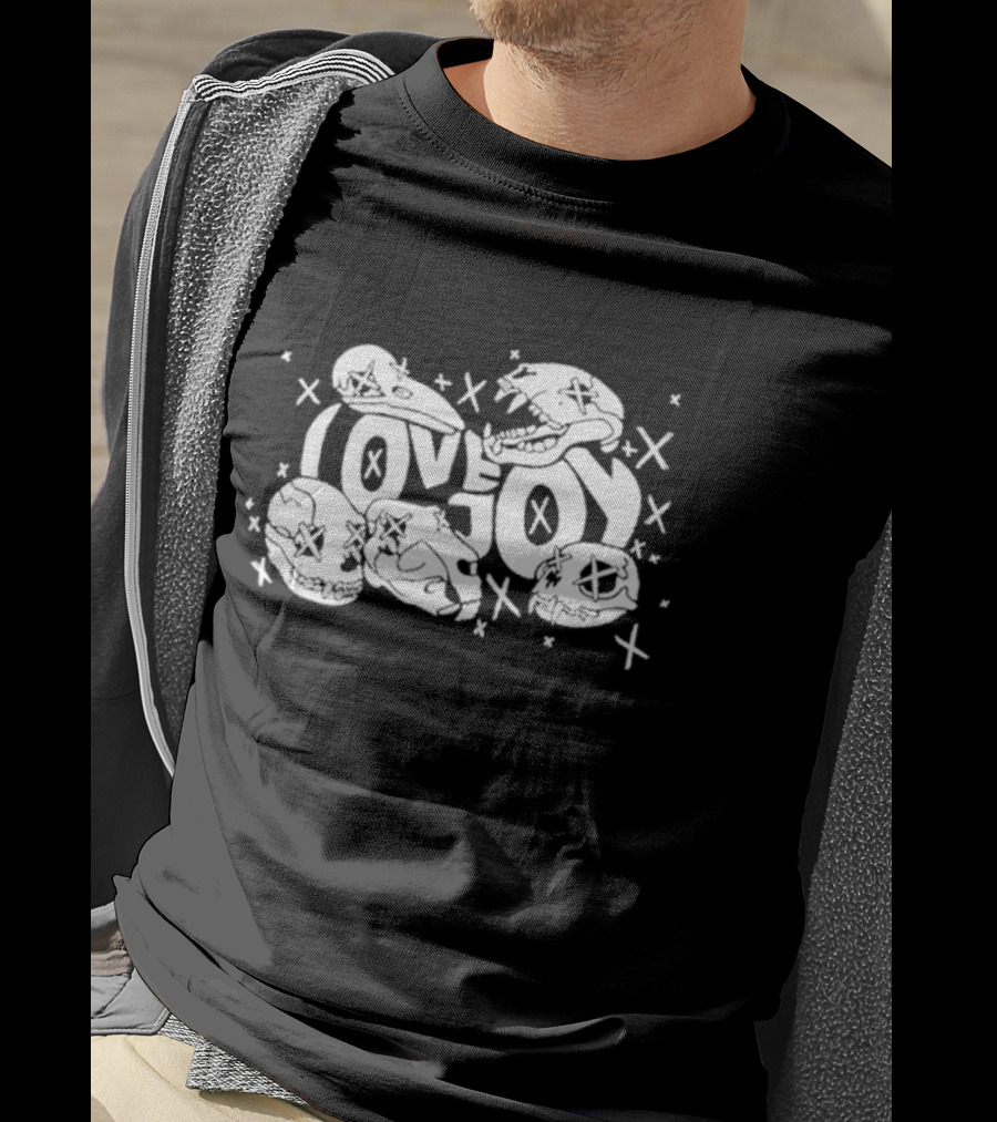 Lovejoy X X Skull Art With Crossed Out Eyes T-Shirt