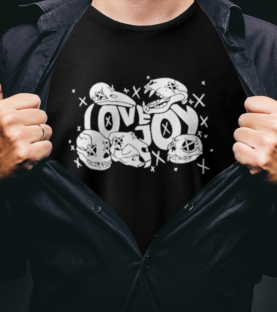 Lovejoy X X Skull Art With Crossed Out Eyes T-Shirt
