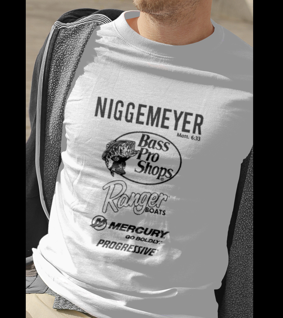 James Niggemeyer Bass Pro Shops Ranger Boats Mercury Progressive Matt 6:33 T-Shirt