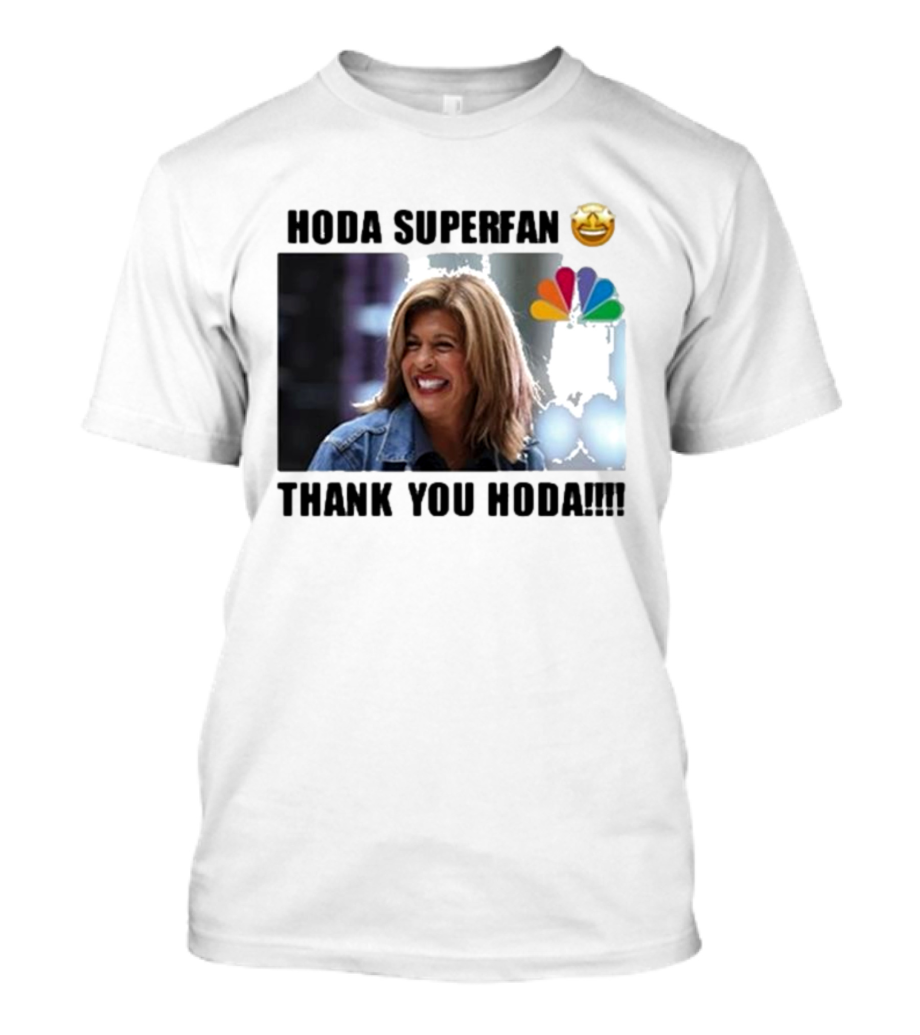 Hoda Superfan Thank You Hoda NBC Smiley Face T-Shirt