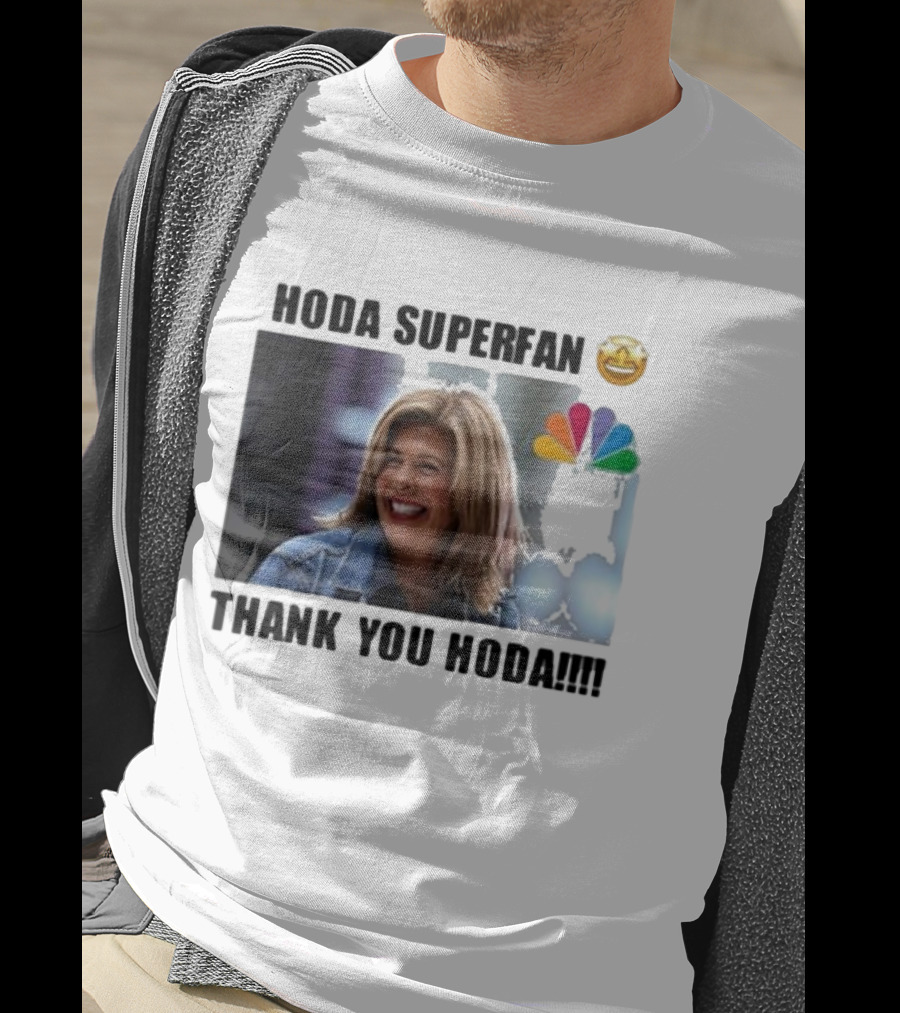 Hoda Superfan Thank You Hoda NBC Smiley Face T-Shirt