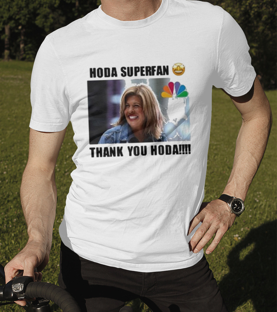 Hoda Superfan Thank You Hoda NBC Smiley Face T-Shirt