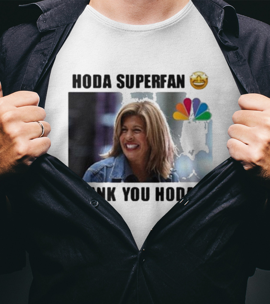 Hoda Superfan Thank You Hoda NBC Smiley Face T-Shirt