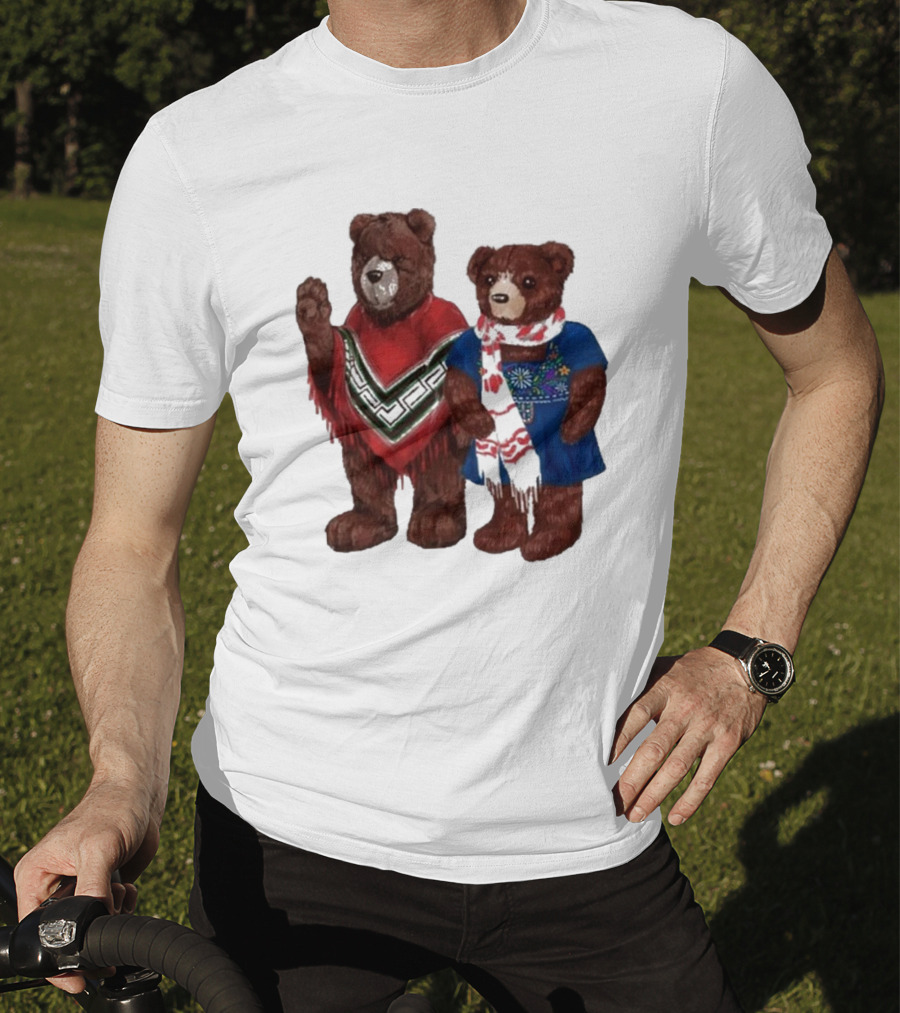 My Morning Jacket Pooch And Denise Bears Winter Poncho And Scarf T-Shirt