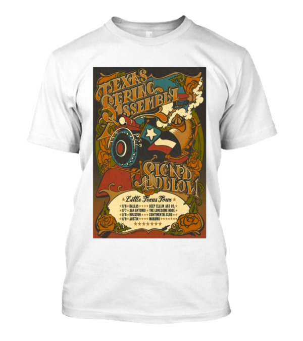 Texas String Assembly Sicard Hollow Little Texas Tour Dallas San Antonio Houston Austin November T-Shirt