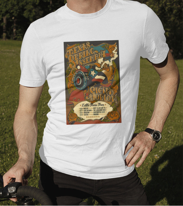 Texas String Assembly Sicard Hollow Little Texas Tour Dallas San Antonio Houston Austin November T-Shirt