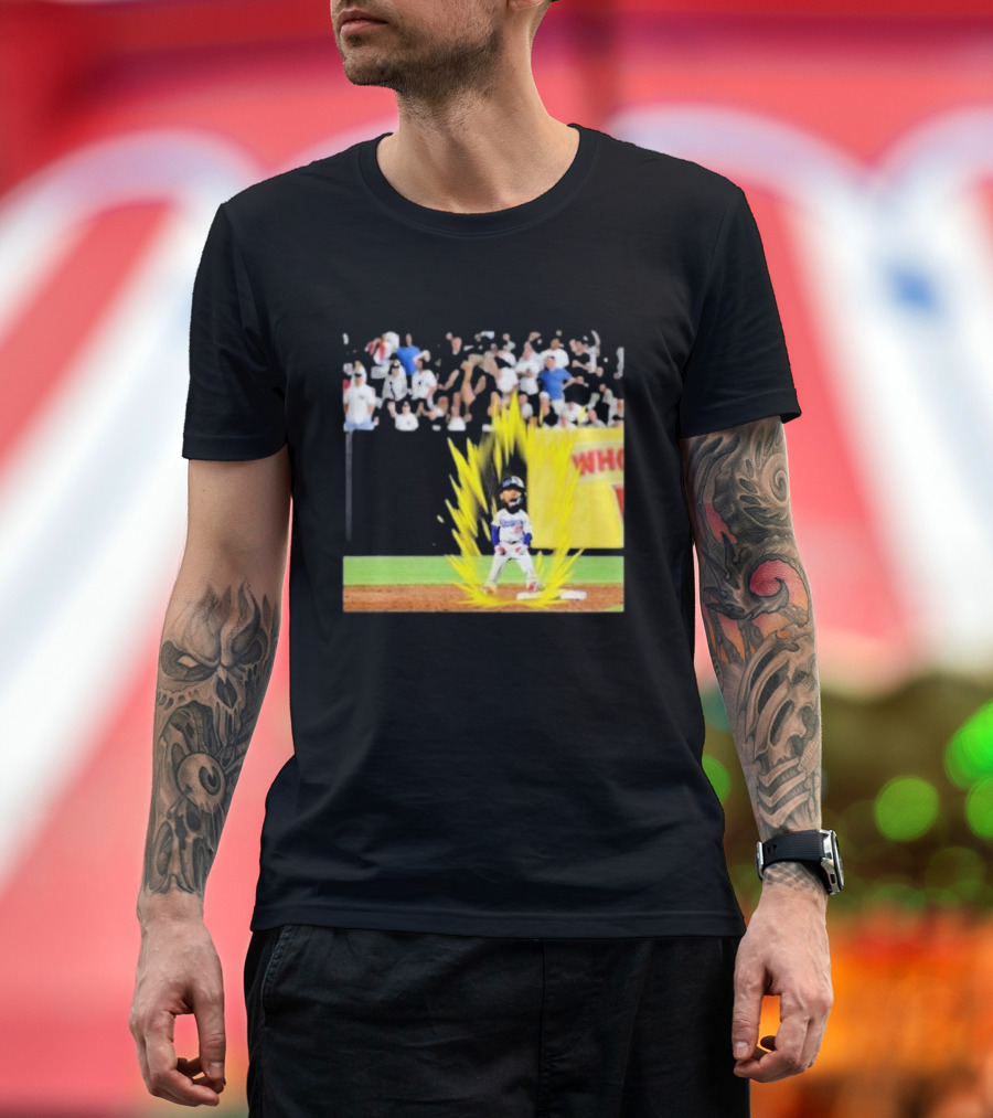 Doyers Dave Teoscar Walks It Off Super Saiyan Baseball Moment T-Shirt
