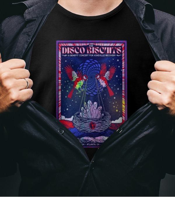 The Disco Biscuits A Benefit Concert For Asheville Recovery November 3 2024 Atlanta GA Terminal West T-Shirt