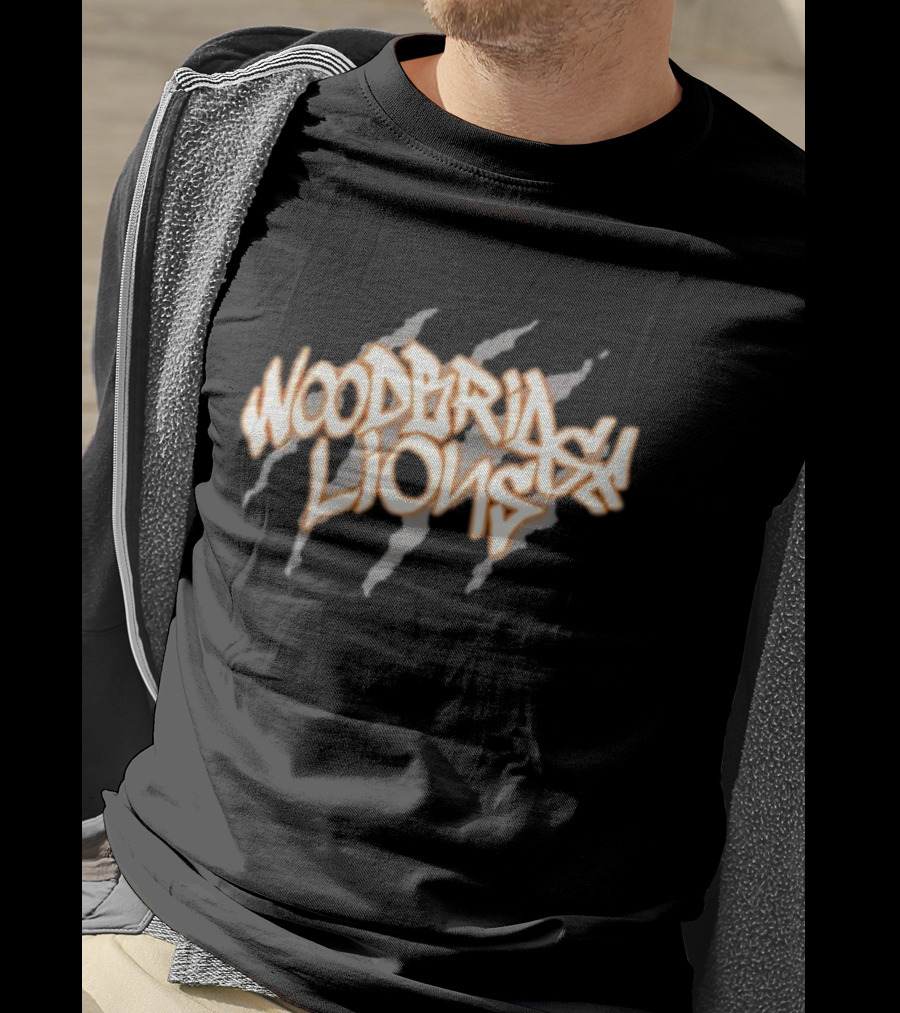 Woodbridge Lions Claw Marks Graffiti T-Shirt