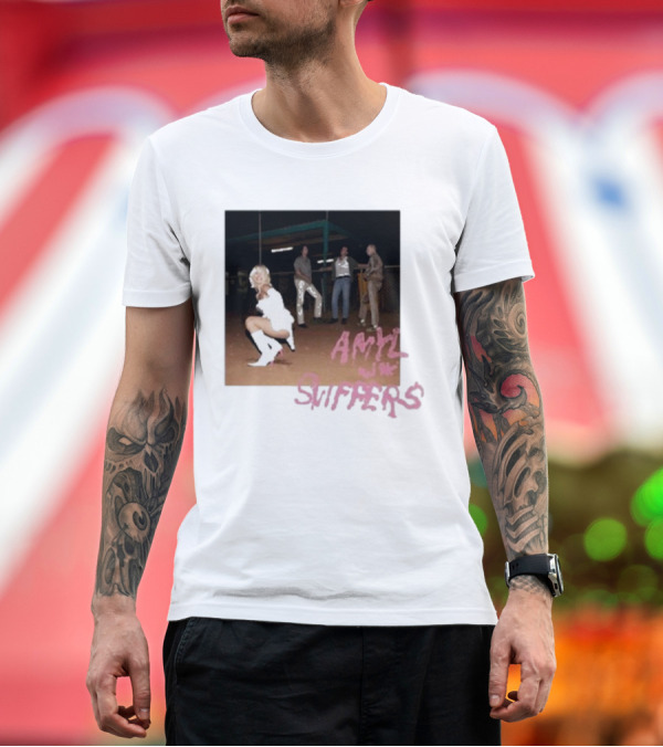 Premium T-Shirt: Amyl And The Sniffers Nighttime Band Image Tour T-Shirt Amyl And The Sniffers Nighttime Band Image Tour T-Shirt