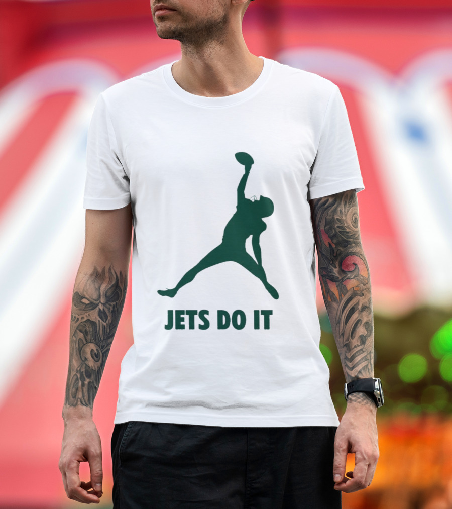 Garrett Wilson Jets Do It Air Catch T-Shirt