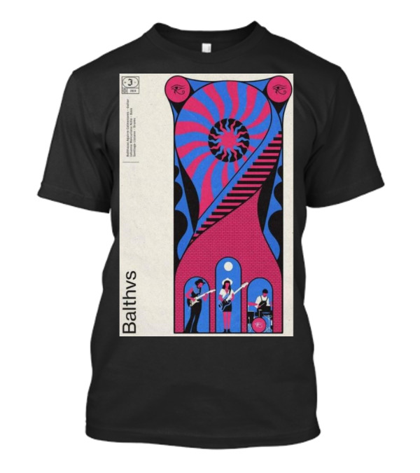 Balthvs Psychedelic Funk Trio Colombian Middle Eastern Music Nov 6 T-Shirt