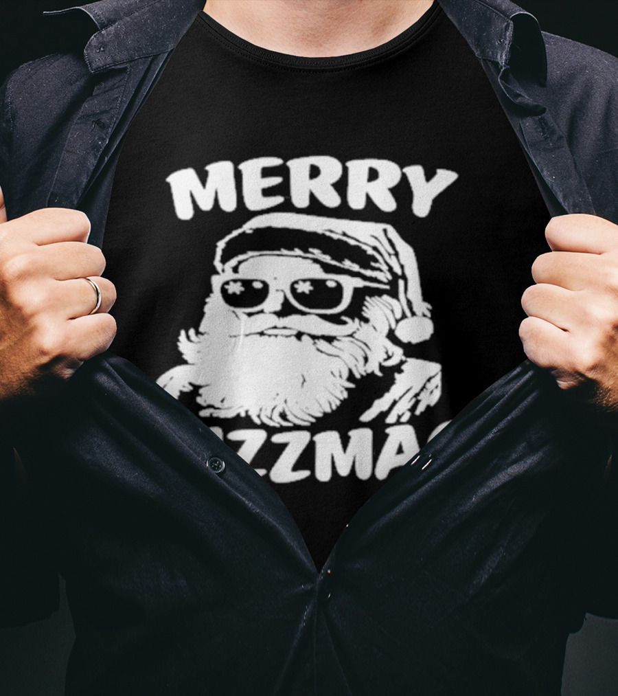 Blake Grupe Merry Rizzmas Santa With Sunglasses T-Shirt