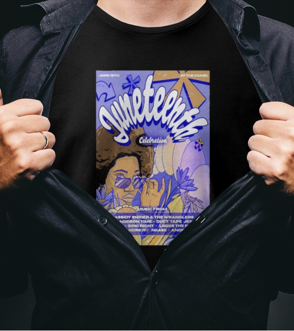 Juneteenth Celebration Featuring Cassidy Snider At The Camel Richmond VA June 19 T-Shirt