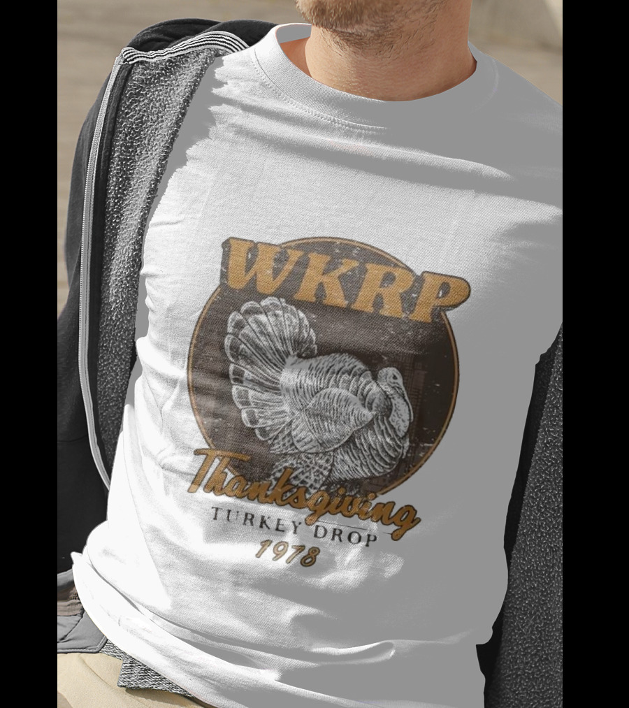 WKRP Thanksgiving Turkey Drop 1978 T-Shirt