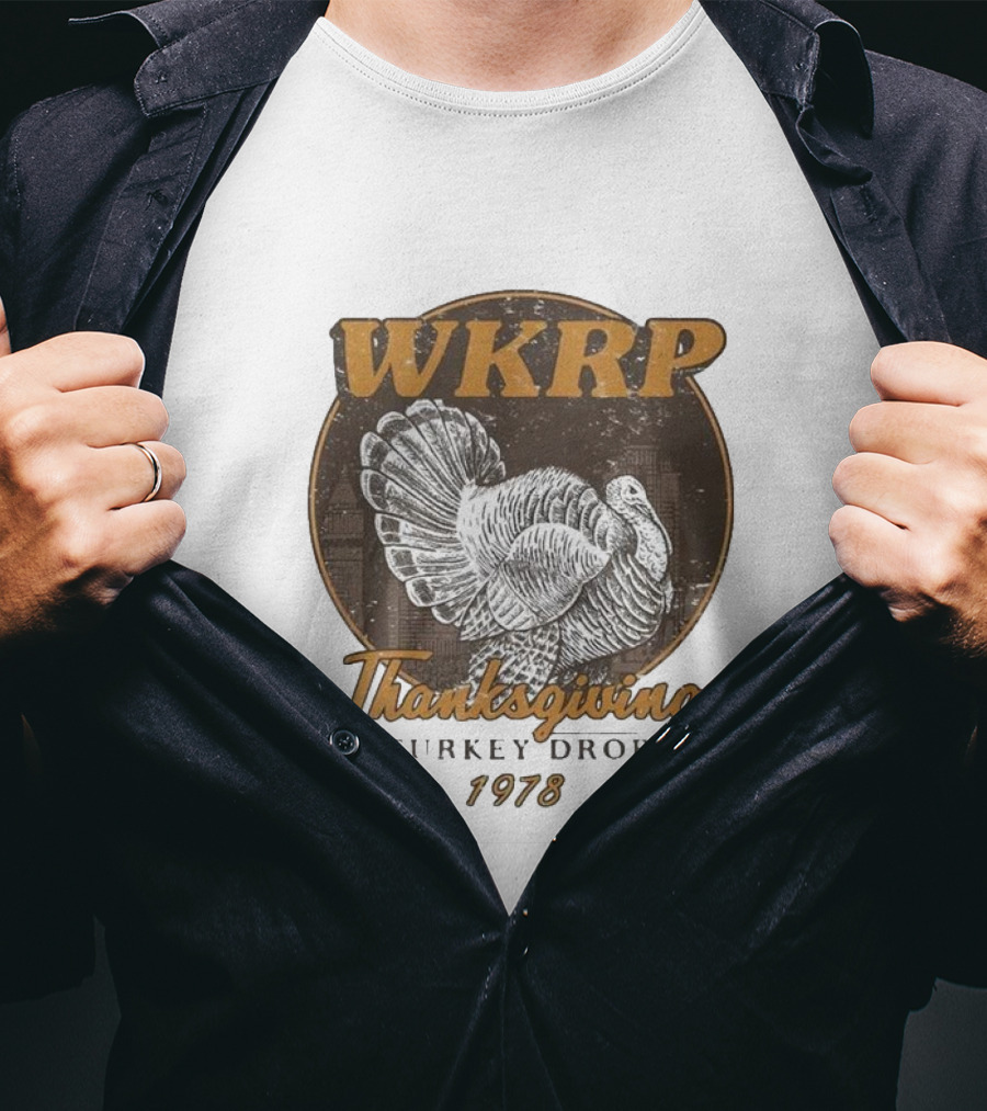 WKRP Thanksgiving Turkey Drop 1978 T-Shirt