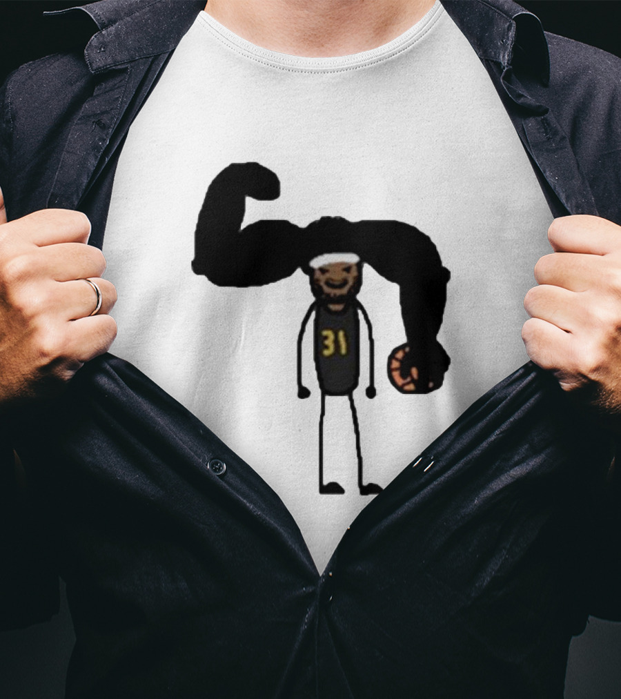 Paint The Fro Basketball Player Number 31 Basketball T-Shirt