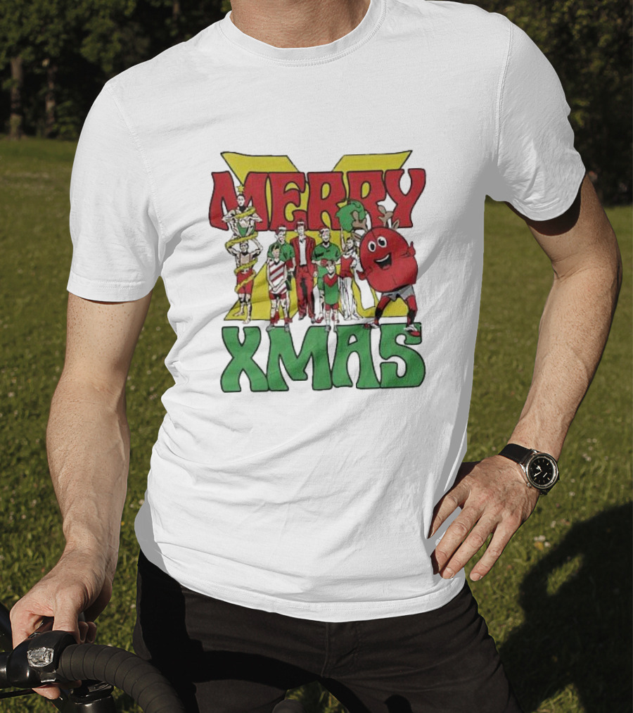 Merry Xmas X-Footy Christmas T-Shirt