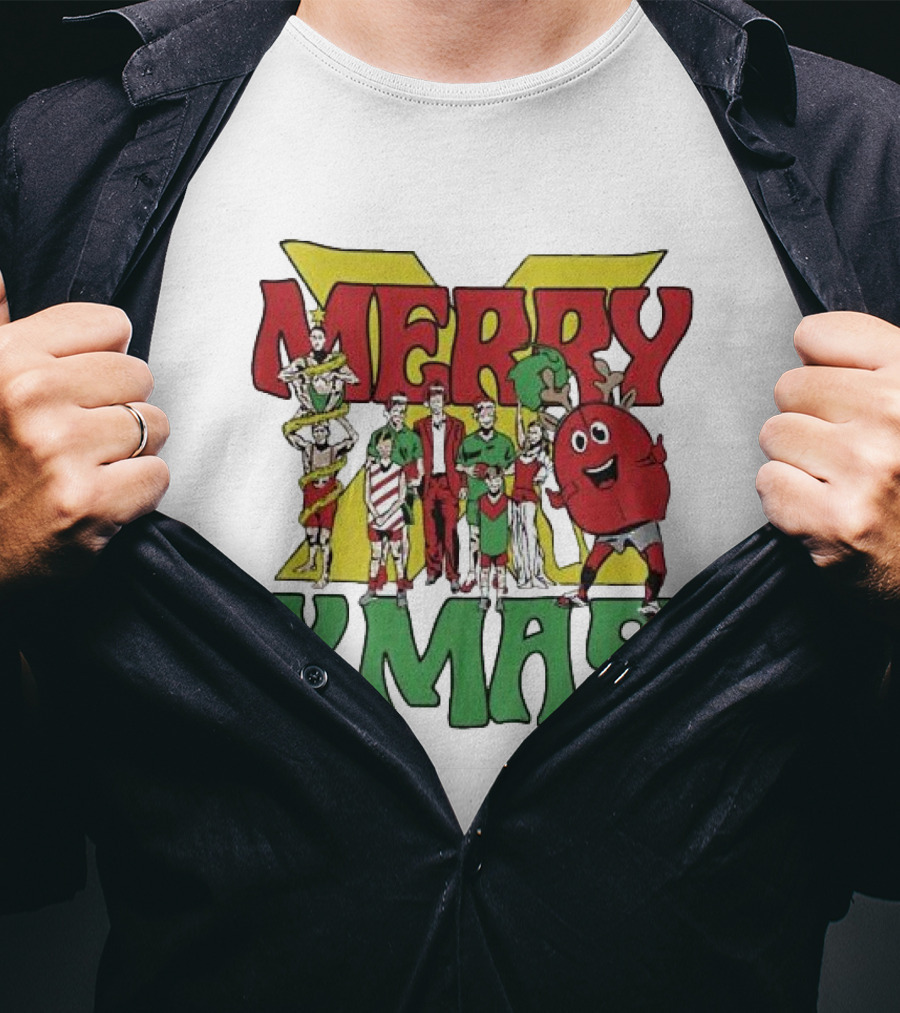 Merry Xmas X-Footy Christmas T-Shirt