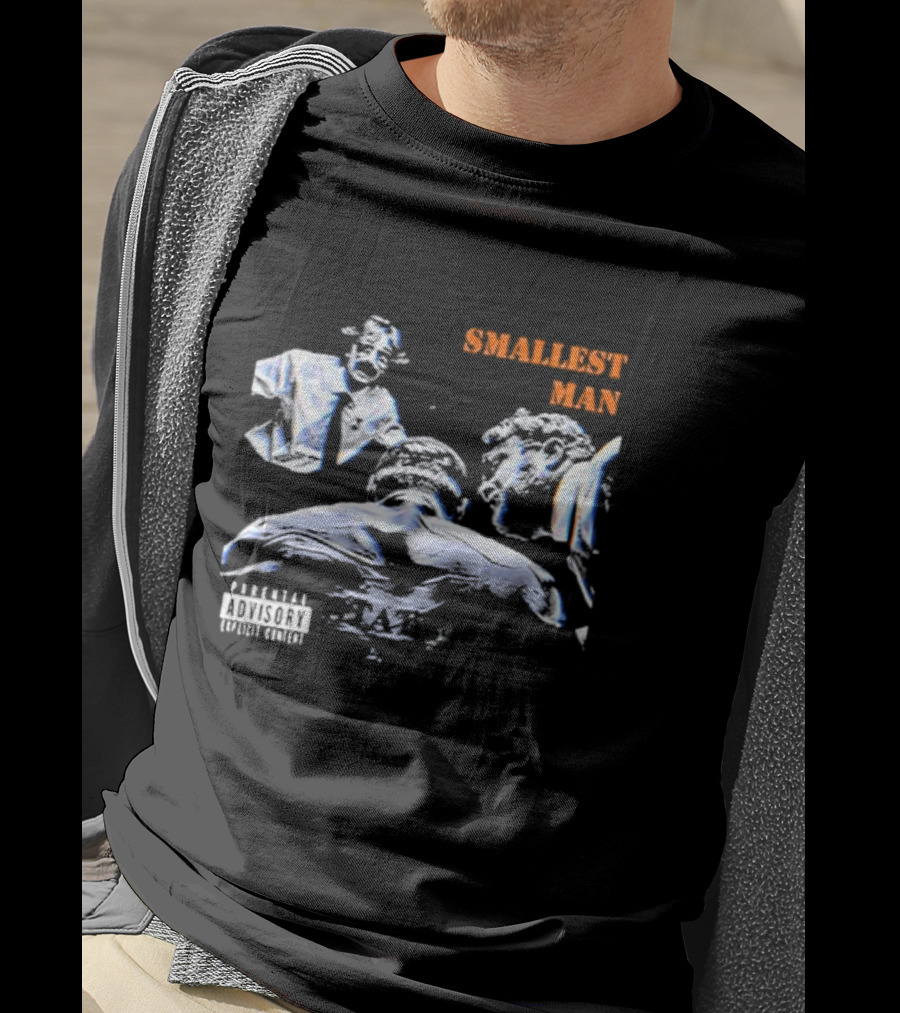 Bffs Smallest Man Explicit Content Parental Advisory T-Shirt