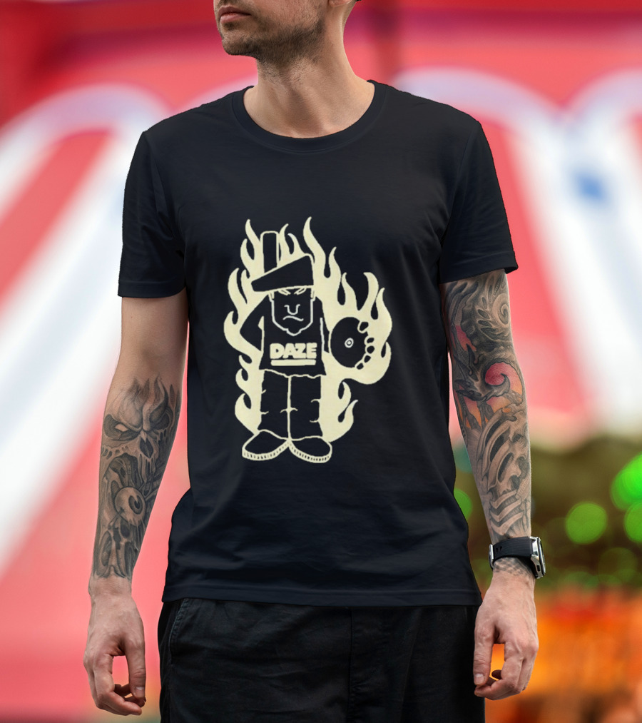 Daze Flame Vinyl Haywire For Better Or For Worse T-Shirt