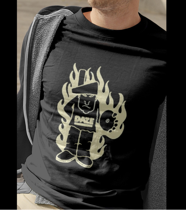 Daze Flame Vinyl Haywire For Better Or For Worse T-Shirt
