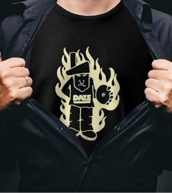 Daze Flame Vinyl Haywire For Better Or For Worse T-Shirt