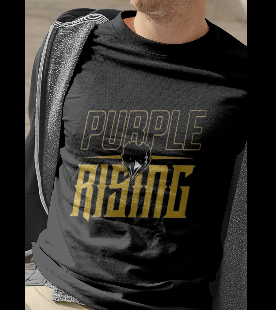 Purple Rising Baltimore Football Ravens Fans T-Shirt