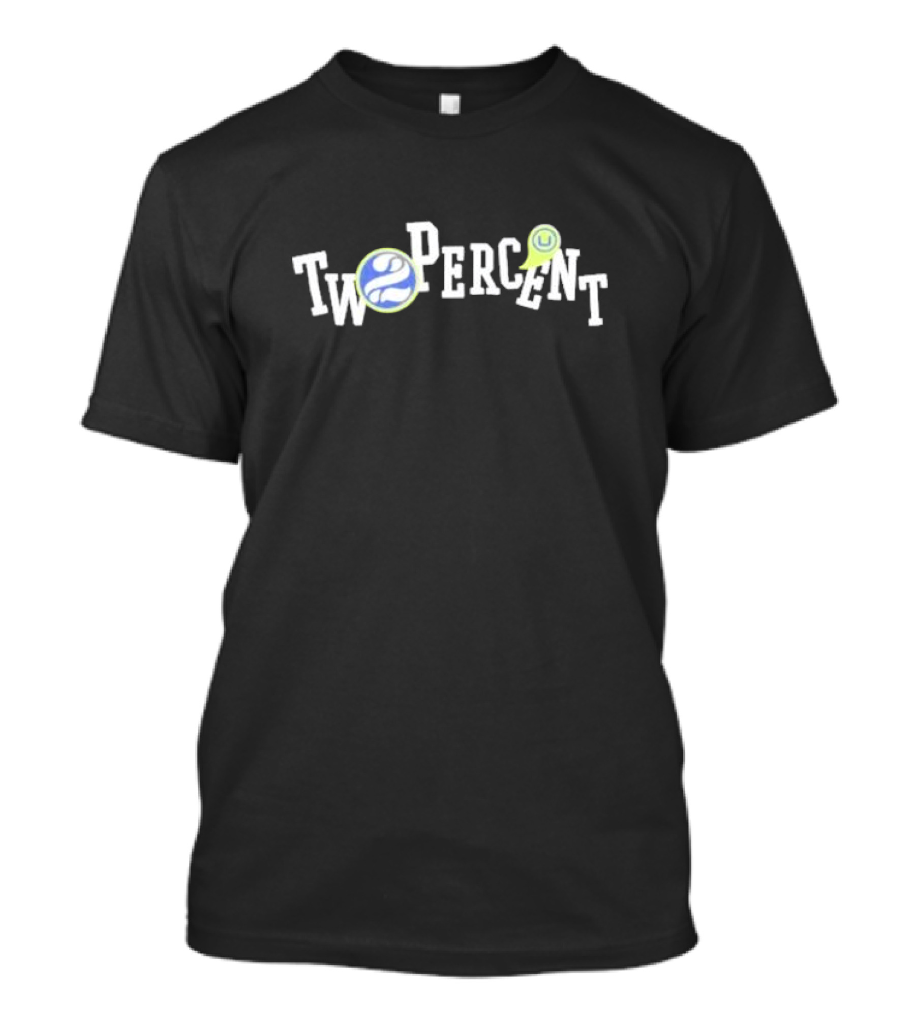 Two Percent Tennis Ball Typography T-Shirt