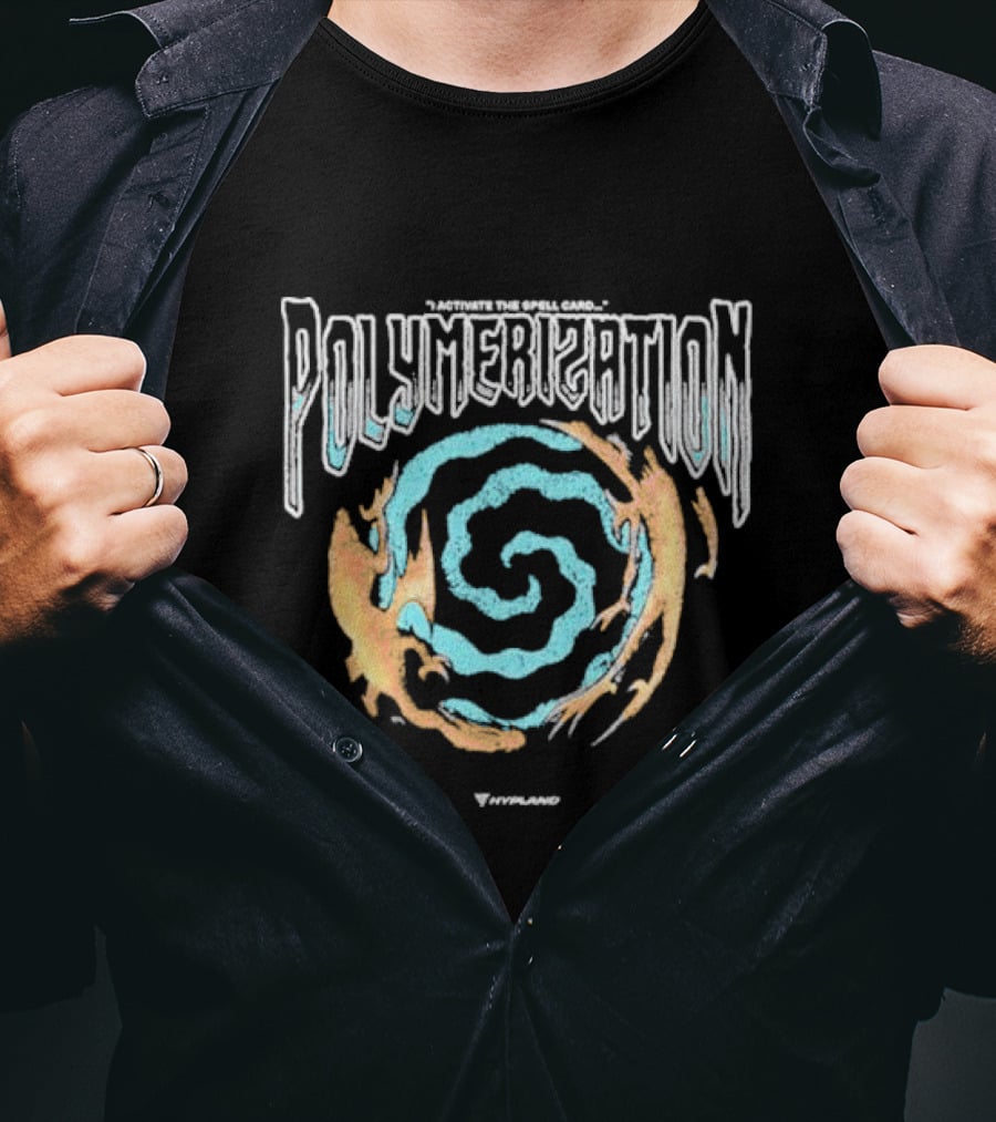 Activate The Spell Card Polymerization Spiral Design Nyland T-Shirt