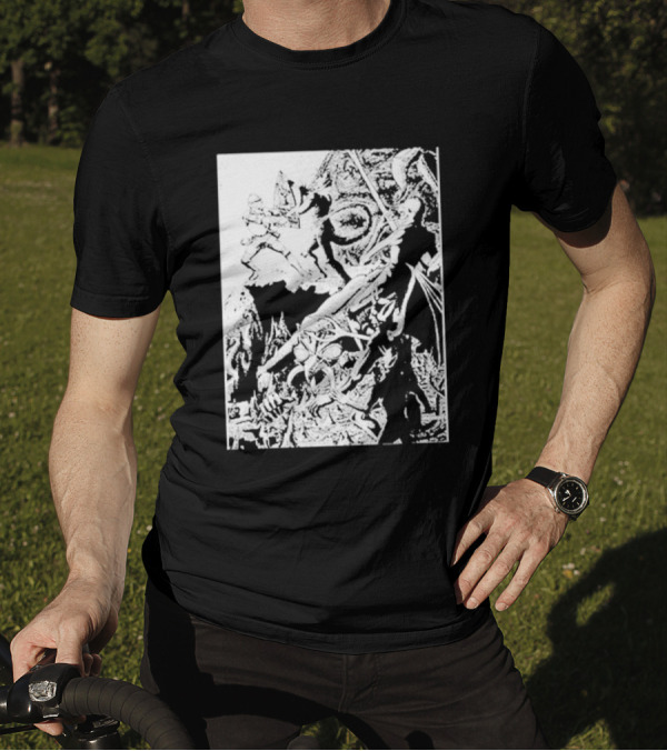 Yodanno Paladin Battling Demons In Hell T-Shirt