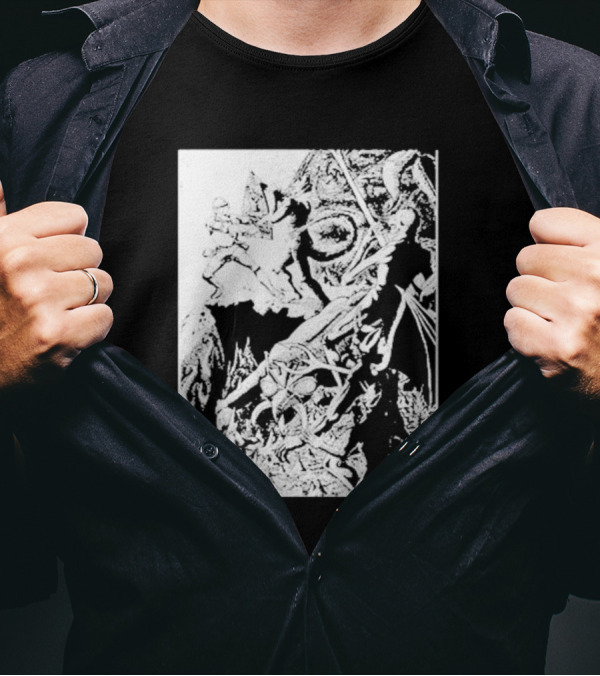 Yodanno Paladin Battling Demons In Hell T-Shirt